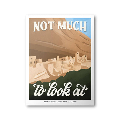 Mesa Verde National Park Poster | Subpar Parks Poster - Albion Mercantile Co.