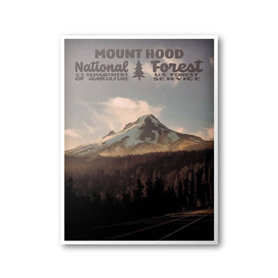 Mount Hood National Forest Poster - Albion Mercantile Co.