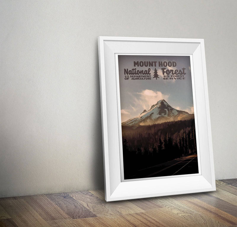 Mount Hood National Forest Poster - Albion Mercantile Co.