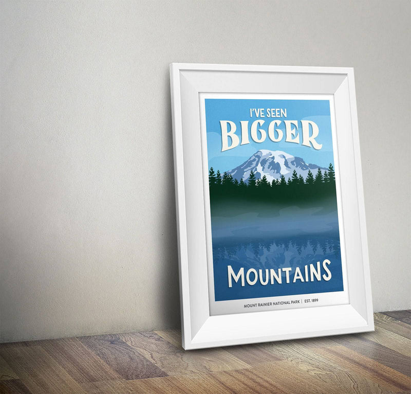 Mount Rainier National Park Poster | Subpar Parks Poster - Albion Mercantile Co.
