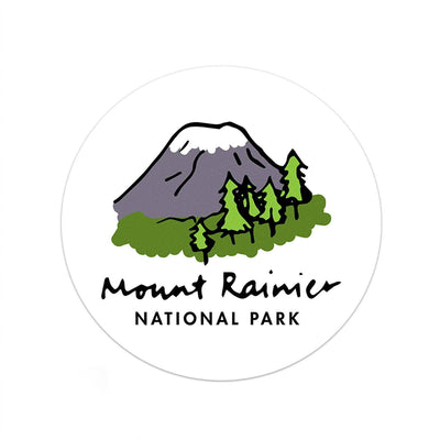 Mount Rainier National Park Sticker - Albion Mercantile Co.