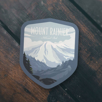Mount Rainier National Park Sticker - Albion Mercantile Co.