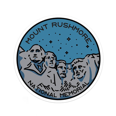 Mount Rushmore National Memorial Sticker - Albion Mercantile Co.