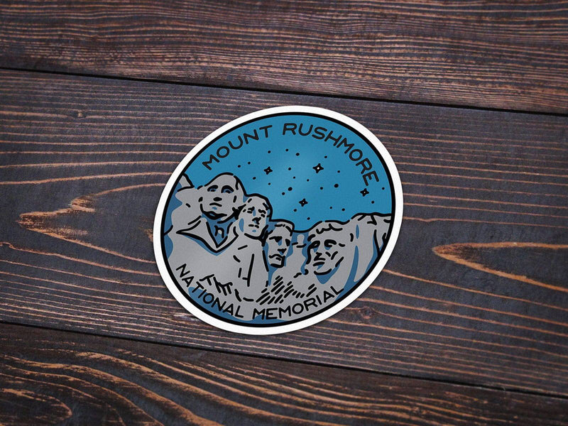 Mount Rushmore National Memorial Sticker - Albion Mercantile Co.
