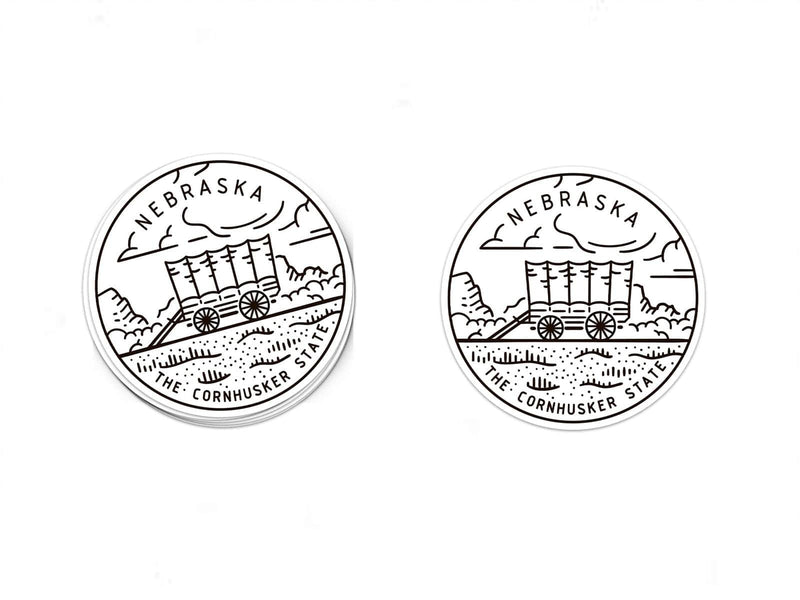 Nebraska Sticker - Albion Mercantile Co.
