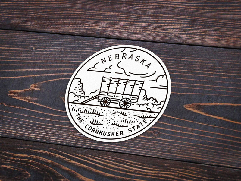 Nebraska Sticker - Albion Mercantile Co.