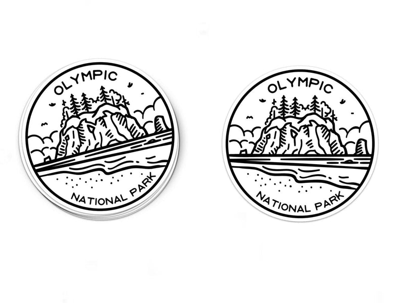 Olympic National Park Sticker | National Park Decal - Albion Mercantile Co.