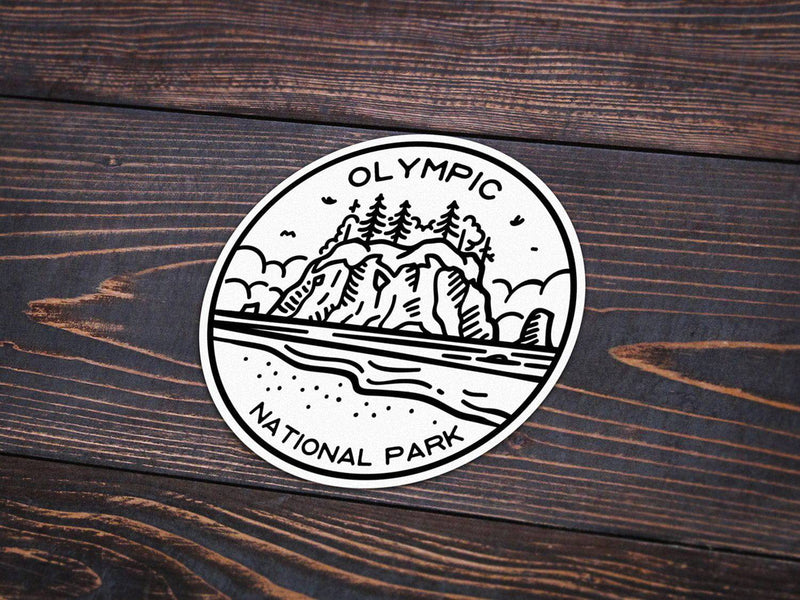 Olympic National Park Sticker | National Park Decal - Albion Mercantile Co.