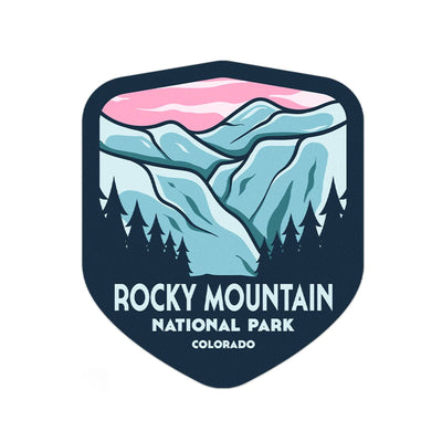 Rocky Mountain National Park Sticker | National Park Decal - Albion Mercantile Co.