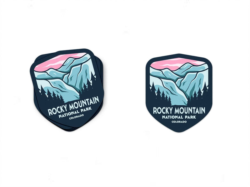 Rocky Mountain National Park Sticker | National Park Decal - Albion Mercantile Co.