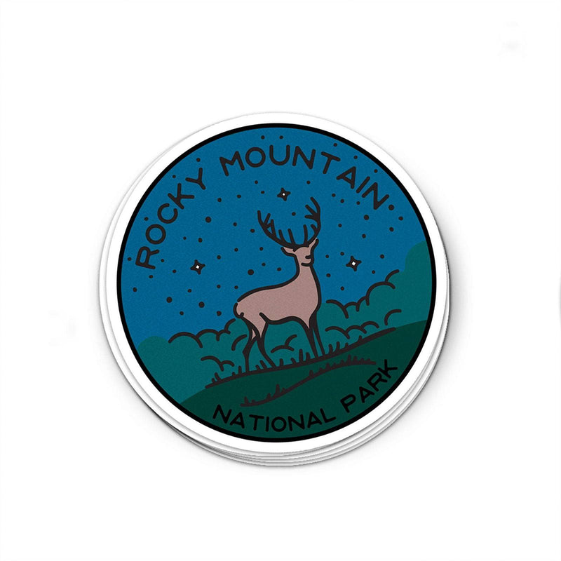 Rocky Mountain National Park Sticker - Albion Mercantile Co.
