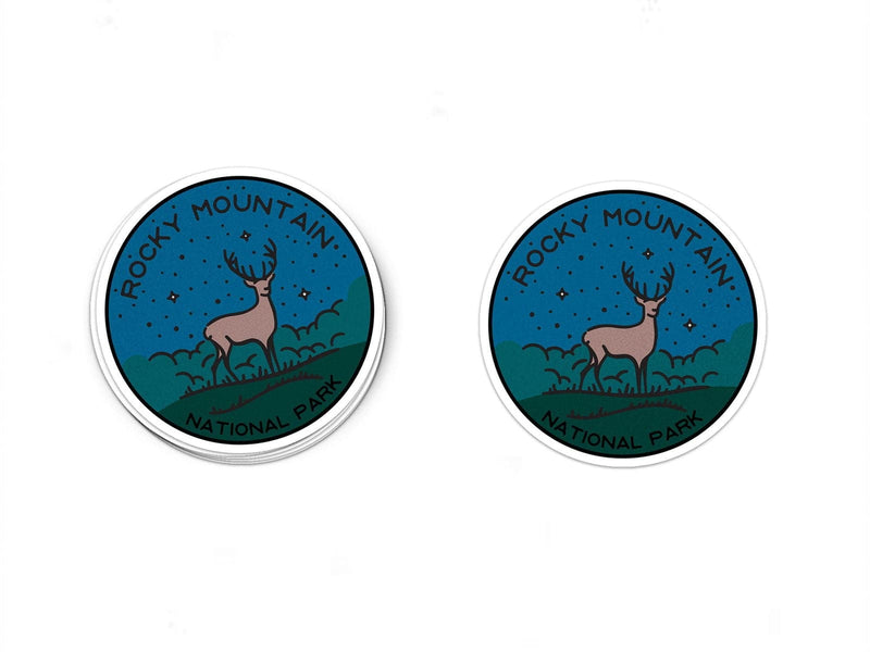 Rocky Mountain National Park Sticker - Albion Mercantile Co.