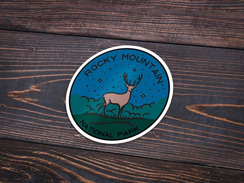 Rocky Mountain National Park Sticker - Albion Mercantile Co.