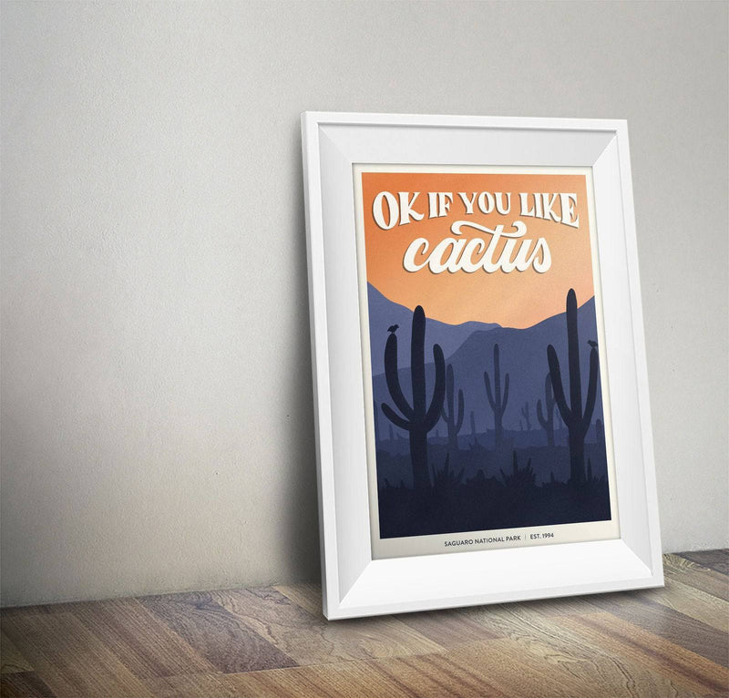 Saguaro National Park Poster | Subpar Parks Poster - Albion Mercantile Co.