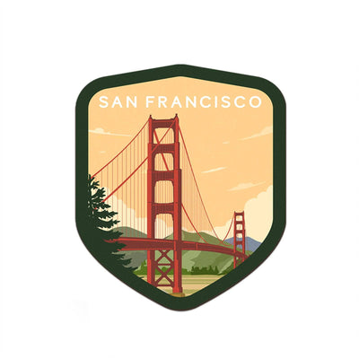 San Francisco Sticker | Travel Sticker | Travel Decal | Multiple Sizes Available - Albion Mercantile Co.