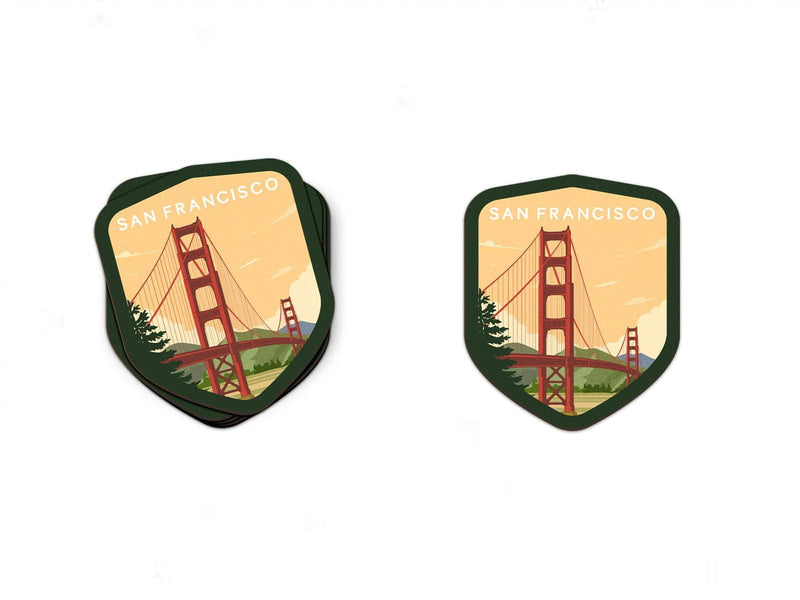 San Francisco Sticker | Travel Sticker | Travel Decal | Multiple Sizes Available - Albion Mercantile Co.