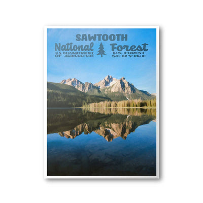 Sawtooth National Forest Poster - Albion Mercantile Co.