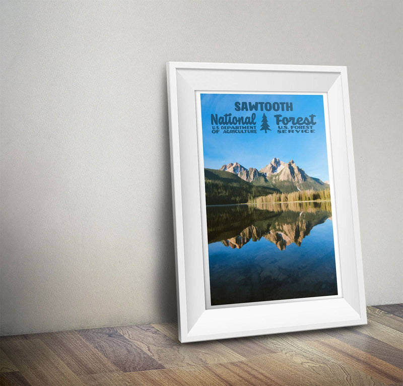 Sawtooth National Forest Poster - Albion Mercantile Co.
