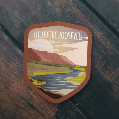 Theodore Roosevelt National Park Sticker - Albion Mercantile Co.