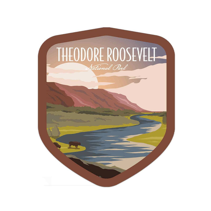 Theodore Roosevelt National Park Sticker - Albion Mercantile Co.