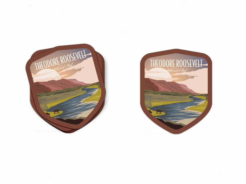 Theodore Roosevelt National Park Sticker - Albion Mercantile Co.