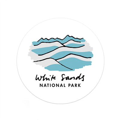 White Sands National Park Sticker | National Park Sticker | Multiple Sizes Available - Albion Mercantile Co.