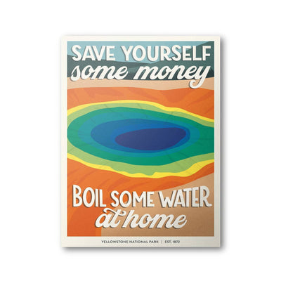 Yellowstone National Park Poster | Subpar Parks Poster - Albion Mercantile Co.
