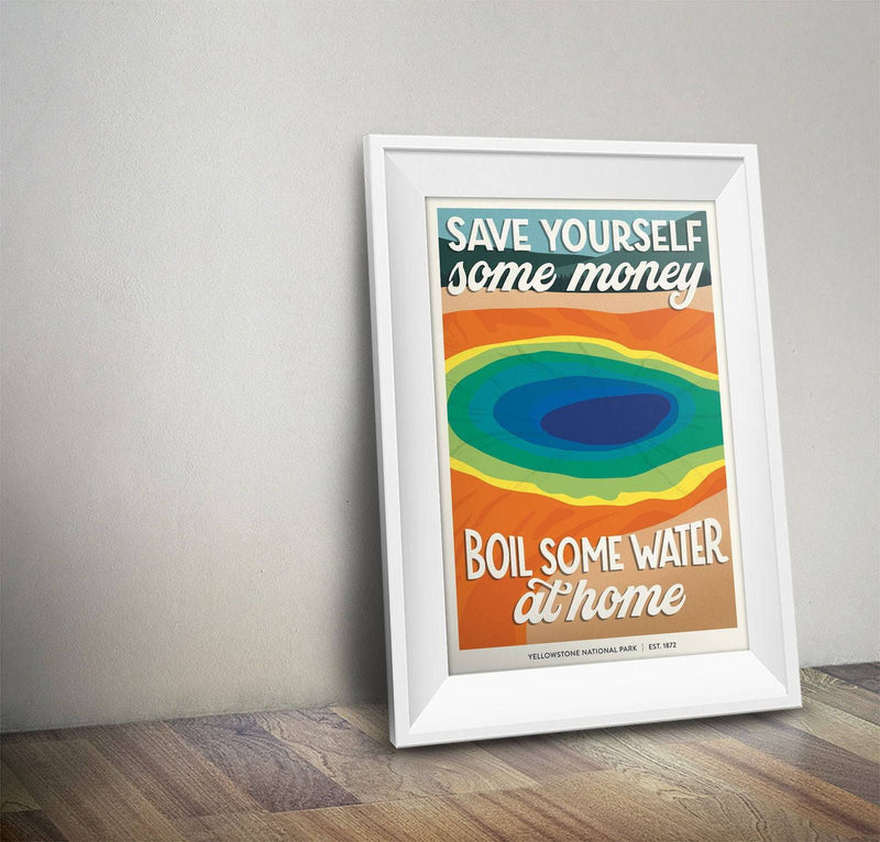 Yellowstone National Park Poster | Subpar Parks Poster - Albion Mercantile Co.