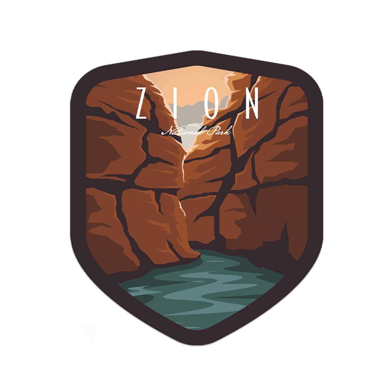 Zion National Park Sticker - Albion Mercantile Co.