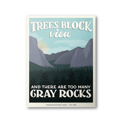 Yosemite National Park Poster | Subpar Parks Poster - Albion Mercantile Co.