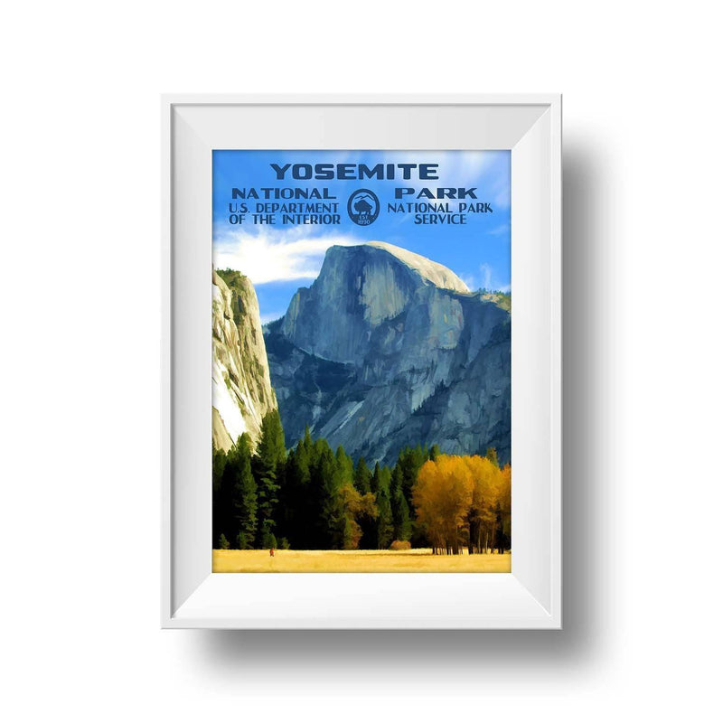 Yosemite National Park Poster (Half Dome)