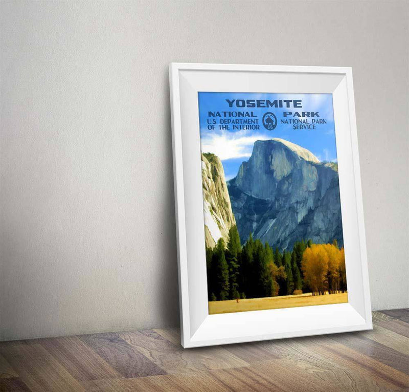 Yosemite National Park Poster (Half Dome)