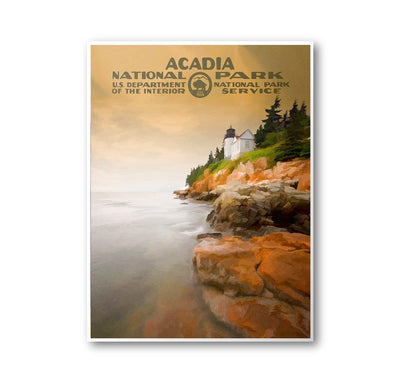 Acadia National Park Poster - Albion Mercantile Co.