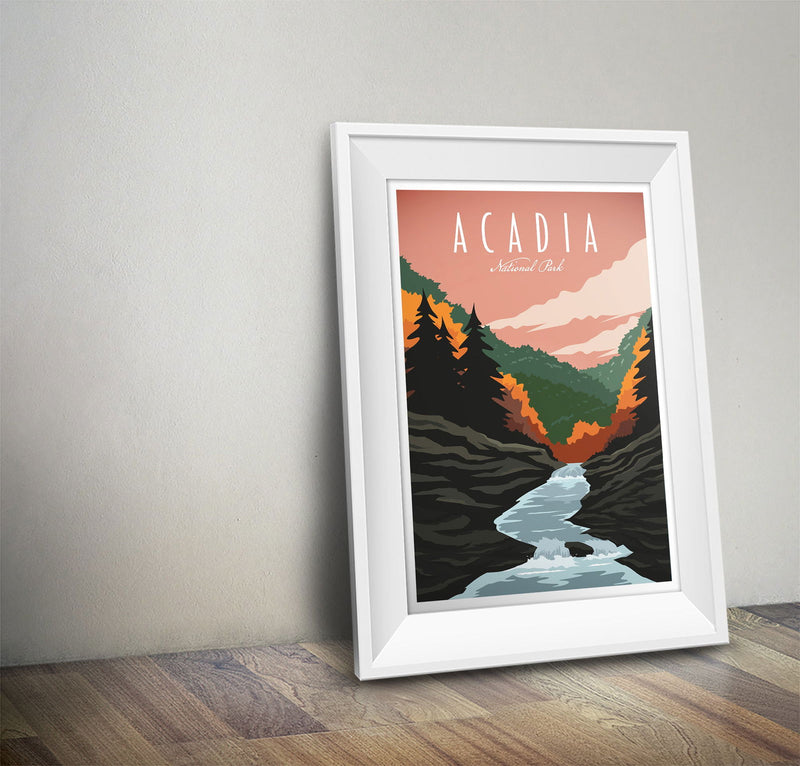 Acadia National Park Poster - Albion Mercantile Co.