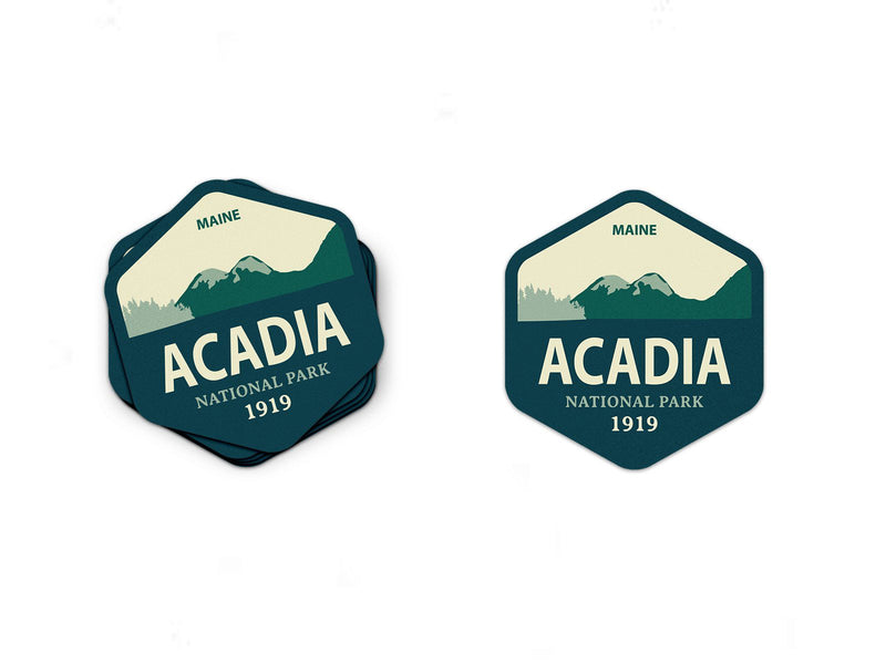 Acadia National Park Sticker - Albion Mercantile Co.