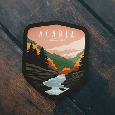 Acadia National Park Sticker - Albion Mercantile Co.