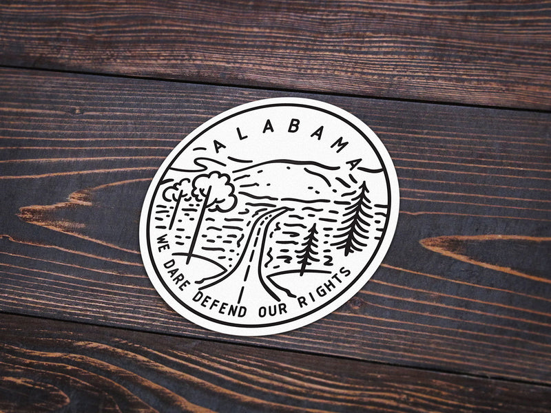 Alabama Sticker - Albion Mercantile Co.