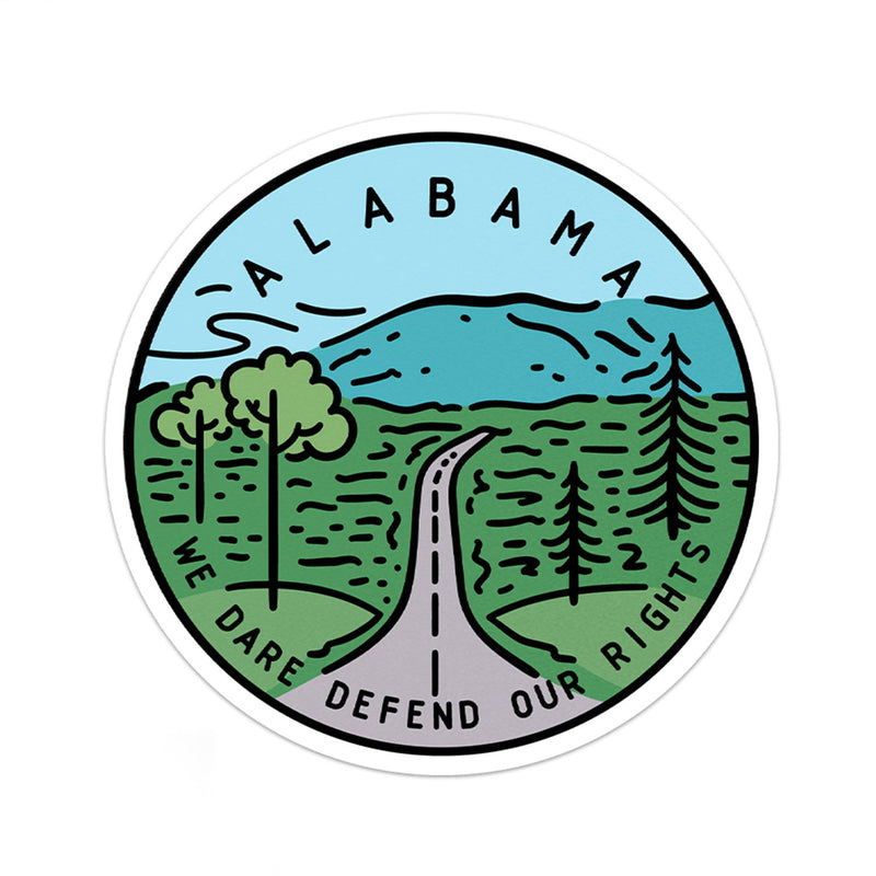 Alabama Sticker - Albion Mercantile Co.