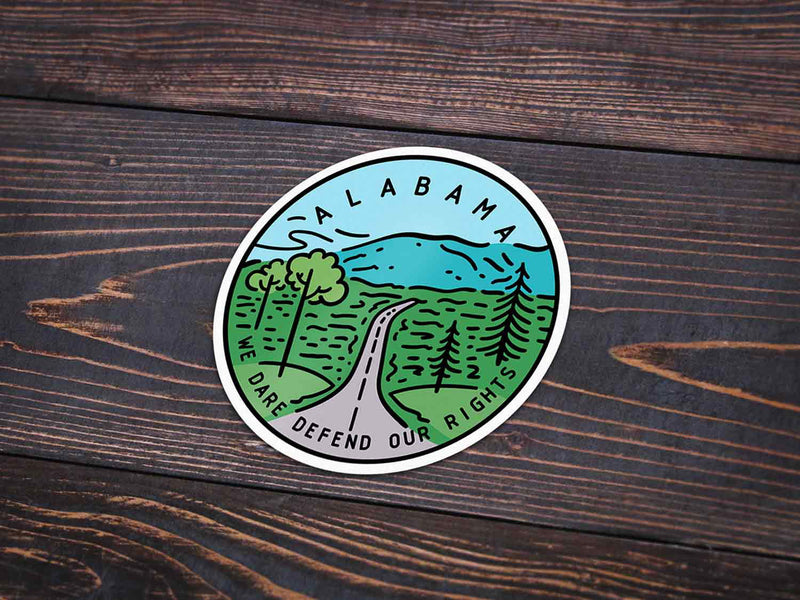 Alabama Sticker - Albion Mercantile Co.