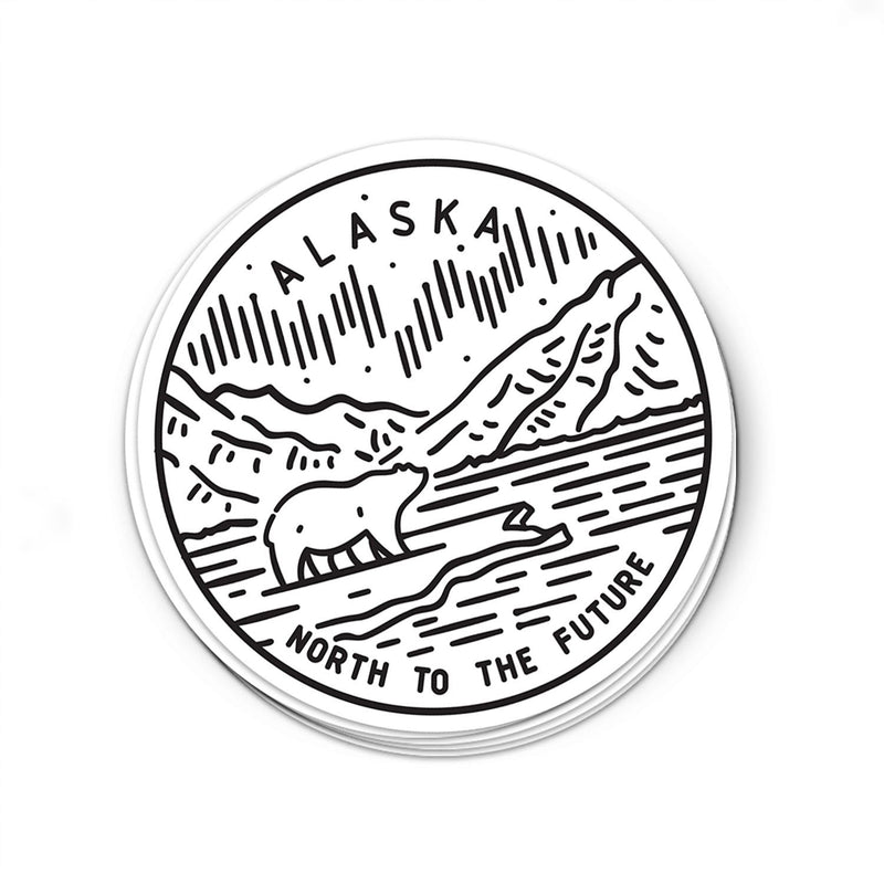 Alaska Sticker - Albion Mercantile Co.