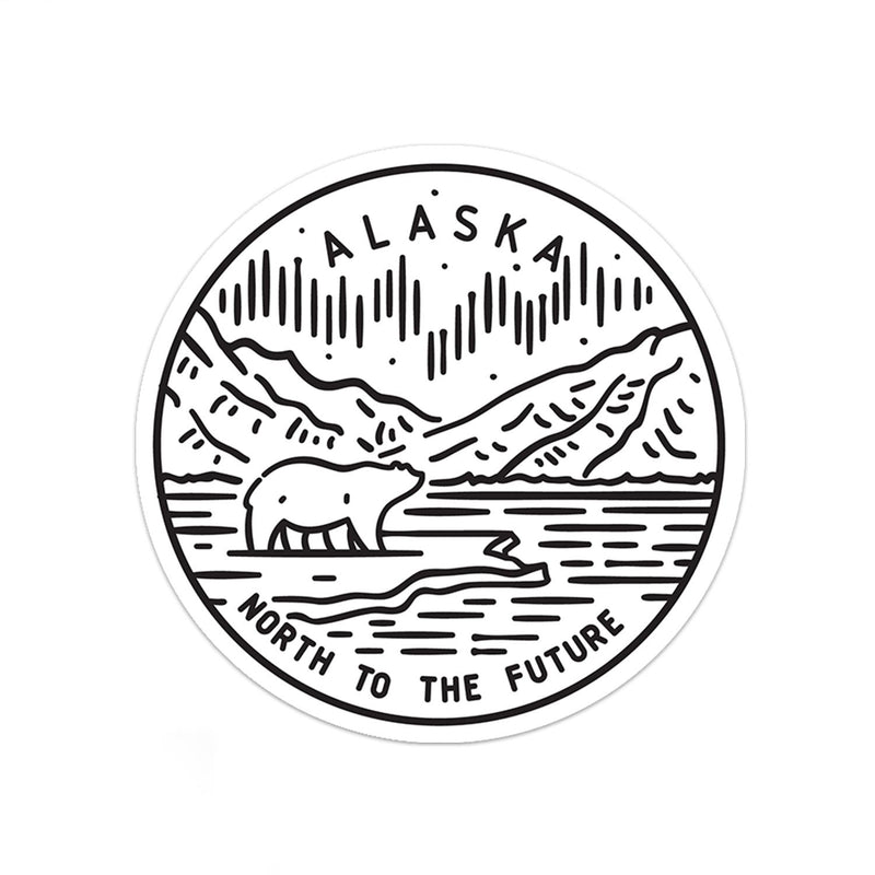 Alaska Sticker - Albion Mercantile Co.