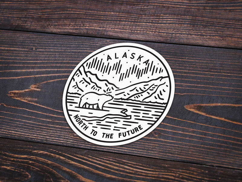 Alaska Sticker - Albion Mercantile Co.