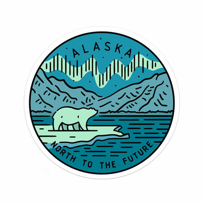 Alaska Sticker - Albion Mercantile Co.