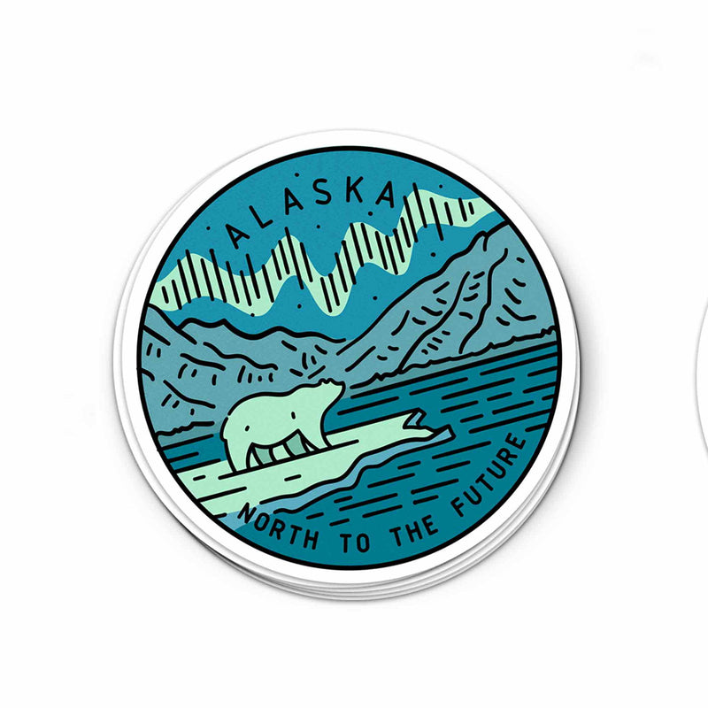 Alaska Sticker - Albion Mercantile Co.