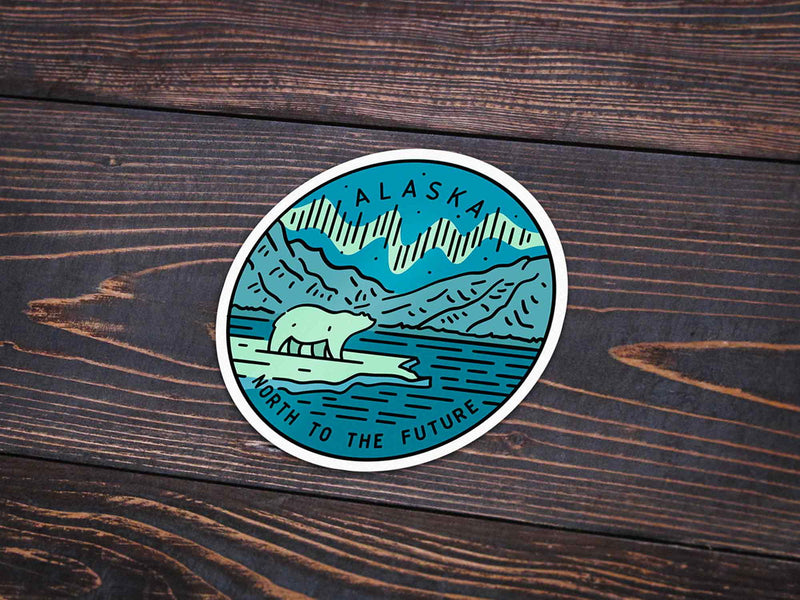 Alaska Sticker - Albion Mercantile Co.