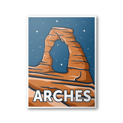 Arches National Park Poster - Albion Mercantile Co.