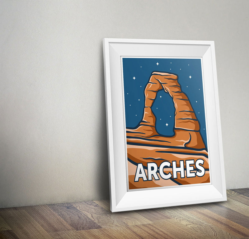 Arches National Park Poster - Albion Mercantile Co.