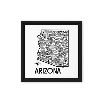 Arizona Framed Canvas Print - Albion Mercantile Co.