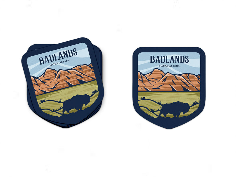 Badlands National Park Sticker (Bison)