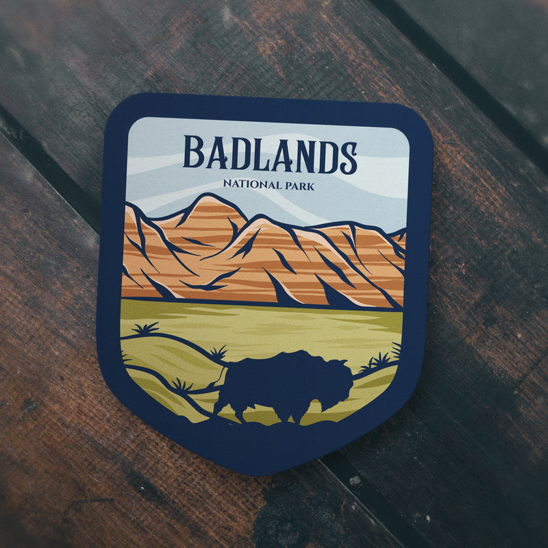 Badlands National Park Sticker (Bison)